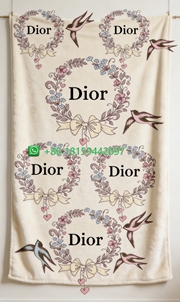 Dior Throw Blankets